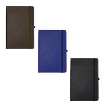 Caderneta em Couro Sintético.