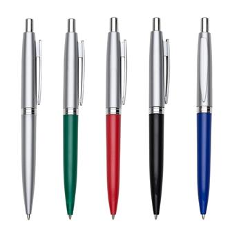 Caneta plástica clique