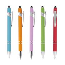 Caneta Metal Touch Borracha