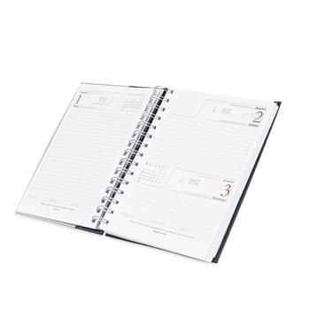 Agenda capa metalizada Wire-O