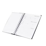 Agenda capa metalizada Wire-O