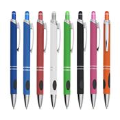 Caneta Metal Touchscreen Emborrachada