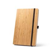 Caderno de Bolso com Capa e Contracapa em Placa de Bambu