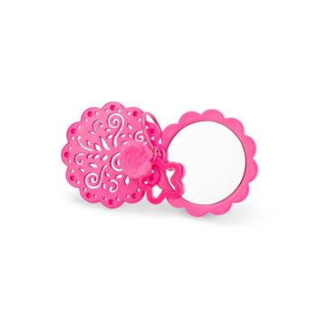 Espelho Plástico Rosa