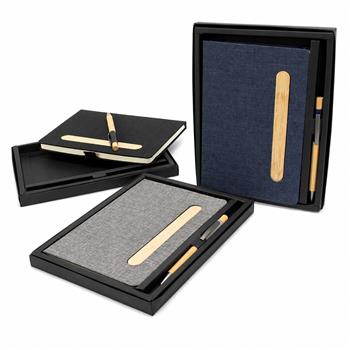 Kit Executivo 2 Peças Em Bambu
