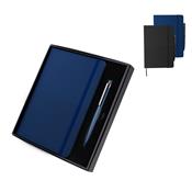 Kit escritório contendo, caderno A5 com elástico