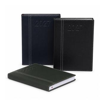 Agenda Diária, Capa Preto e Azul 2 listras