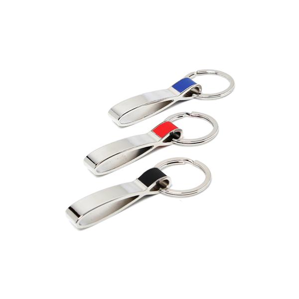 Chaveiro de Metal Luxo com Textura Jacare