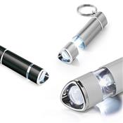 Chaveiro Alumínio com Lanterna LED