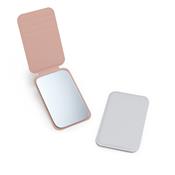 Espelho de Bolso em Couro Sintético