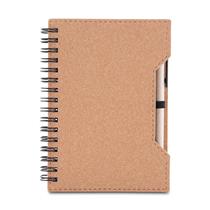 Caderno de Papelão com Caneta