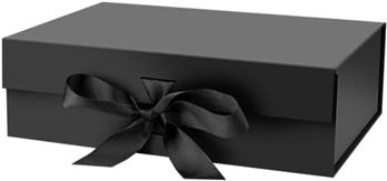 Caixa Dobrável Papel e Cetim (P) 28.2x20.2x9.2cm