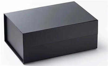 Caixa Dobrável Preta com Imã (M) 33x25x12 cm