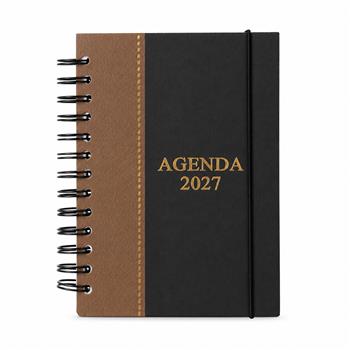 Agenda Diária 2027 Couro Sintético Copia